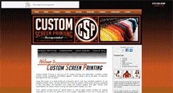 Desktop Screenshot of customscreenprintinginc.com